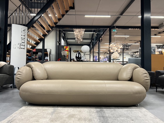 Image 1 of Leolux Pulla 3,5-Sitzer Sofa negev Seco Leder