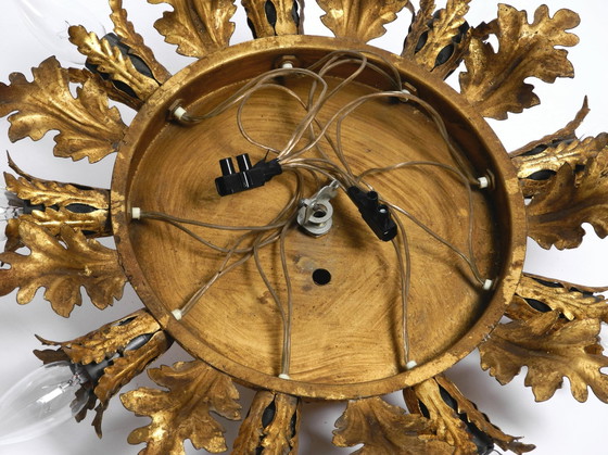 Image 1 of Satz von drei schönen 1960er italienischen Decken- oder Wandlampen von Banci Firenze Italien