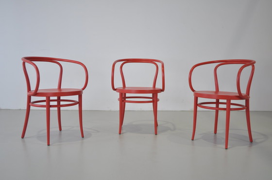 Image 1 of 3x Thonet 209 Sessel