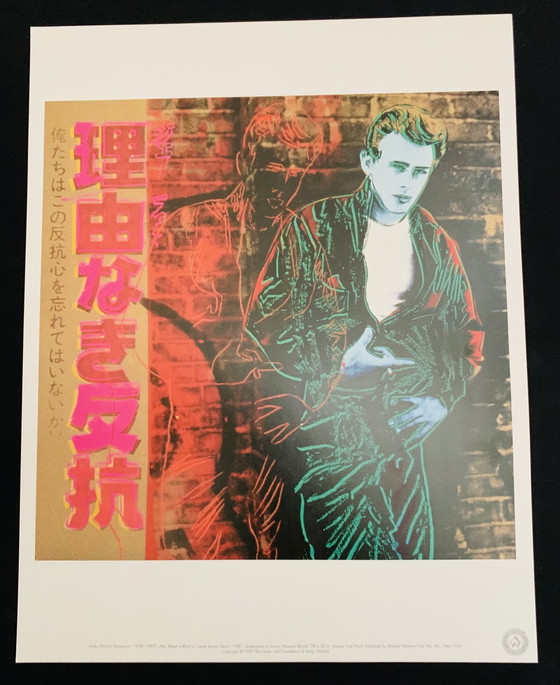 Image 1 of Andy Warhol, signiert mit Eintragung im Impressum Copyright ' The Estate And Foundation Of Andy Warhol For Publication By R