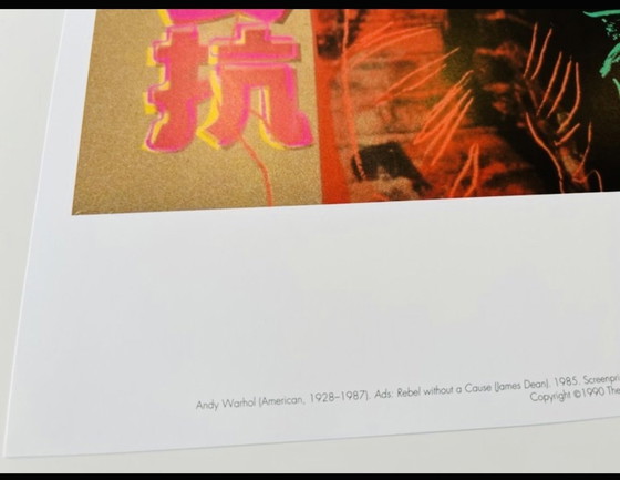 Image 1 of Andy Warhol, signiert mit Eintragung im Impressum Copyright ' The Estate And Foundation Of Andy Warhol For Publication By R