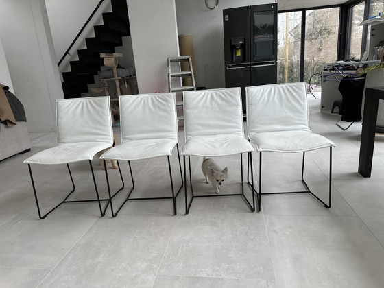 Image 1 of 4 x Jori Piuro Stuhl weißes Leder