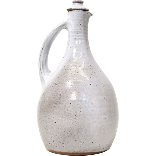 Krug und Stöpsel aus glasiertem Steinzeug im Vintage-Stil von Jeanne und Norbert Pierlot für Ratilly, 1960-1970