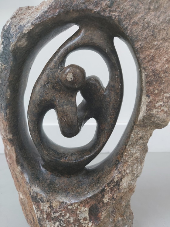 Image 1 of Skulptur aus Serpentinstein.