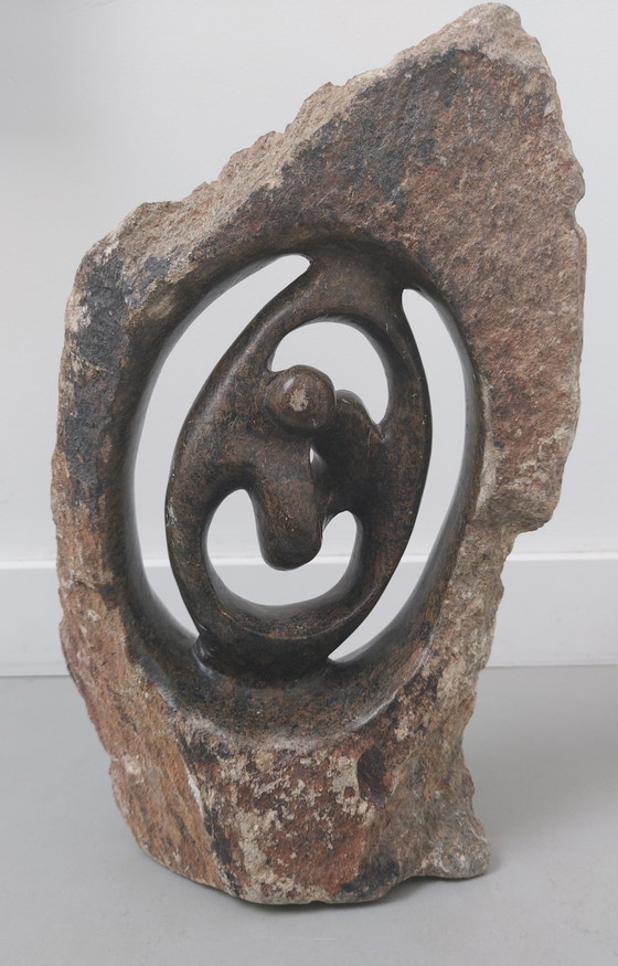 Image 1 of Skulptur aus Serpentinstein.