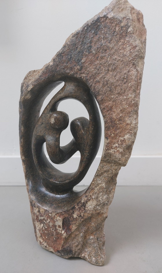 Image 1 of Skulptur aus Serpentinstein.