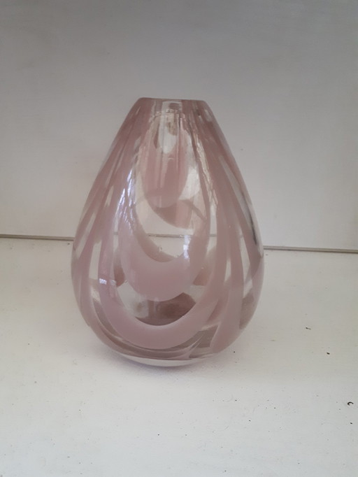 Girlande Vase lila