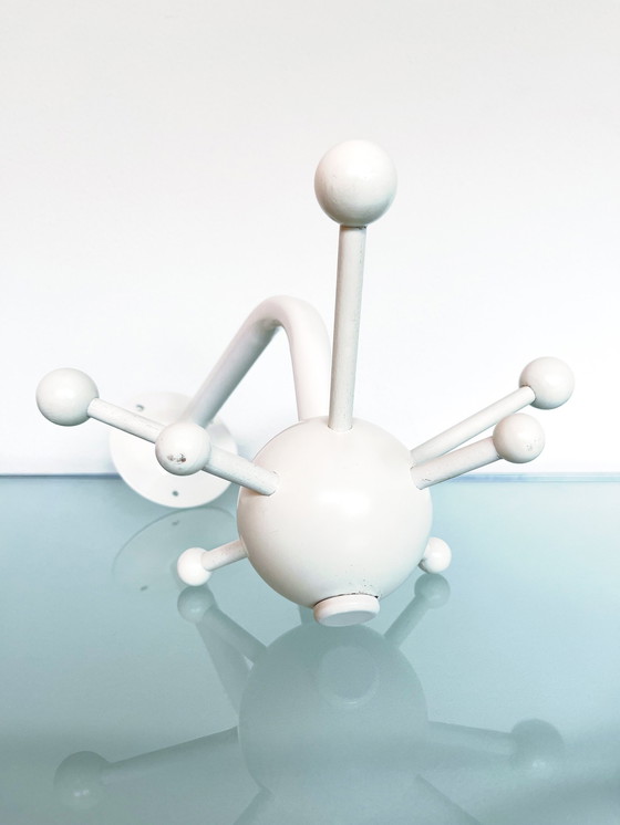 Image 1 of Weißer Vintage Ikea Osvaldo Borsani Sputnik Kleiderständer