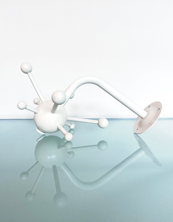 Image 1 of Weißer Vintage Ikea Osvaldo Borsani Sputnik Kleiderständer