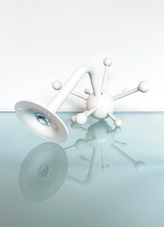 Image 1 of Weißer Vintage Ikea Osvaldo Borsani Sputnik Kleiderständer