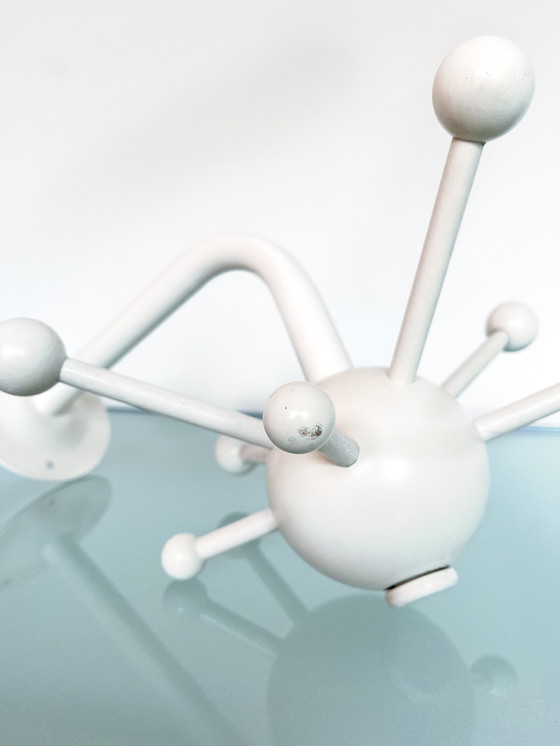 Image 1 of Weißer Vintage Ikea Osvaldo Borsani Sputnik Kleiderständer