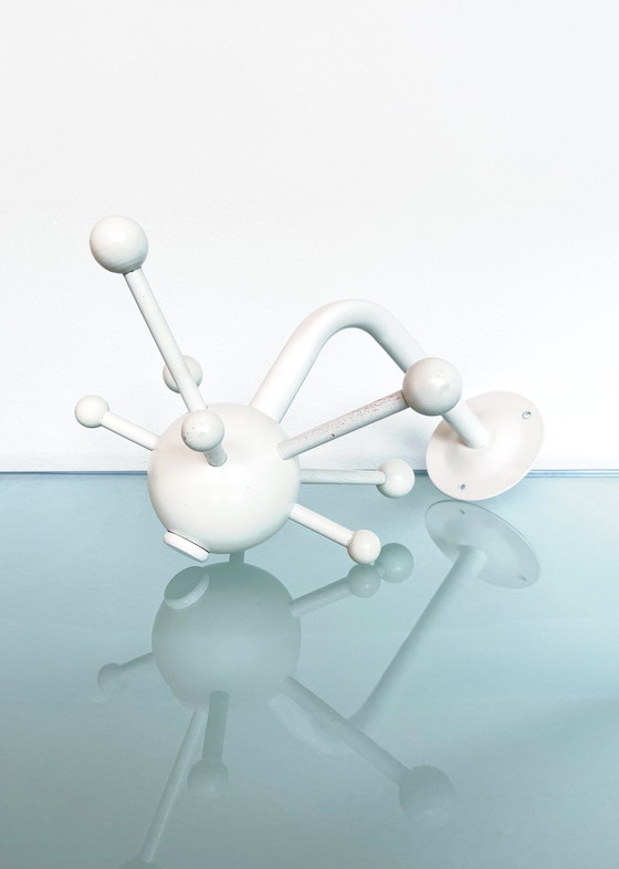 Image 1 of Weißer Vintage Ikea Osvaldo Borsani Sputnik Kleiderständer