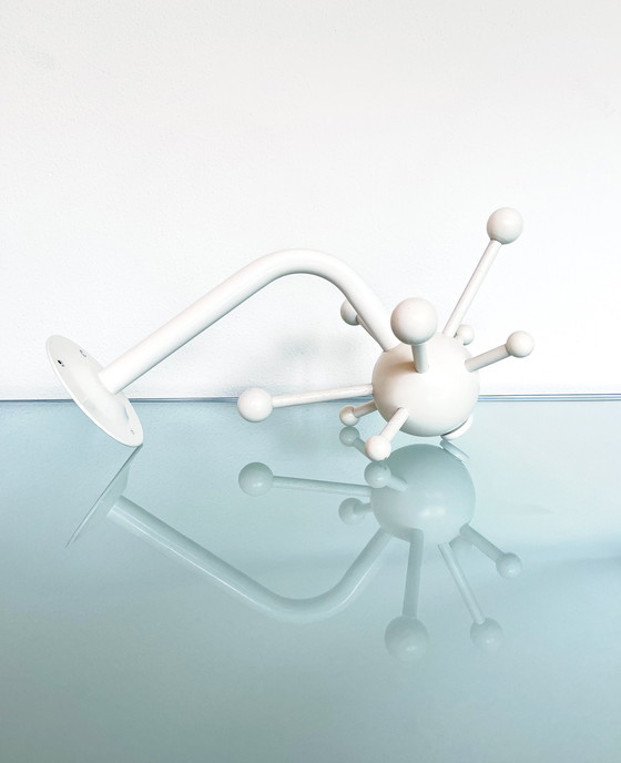 Image 1 of Weißer Vintage Ikea Osvaldo Borsani Sputnik Kleiderständer