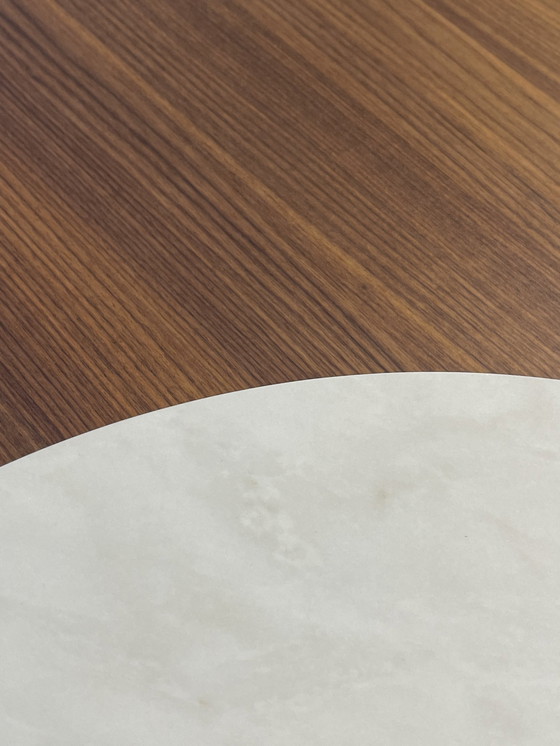 Image 1 of Leolux Rolan Couchtisch-Set Nussbaum/Keramik