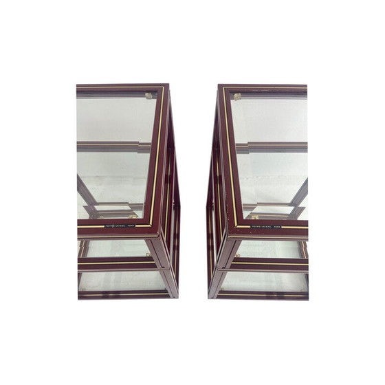 Image 1 of Paar vintage Beistelltische von Pierre Vandel, Frankreich 1970er Jahre