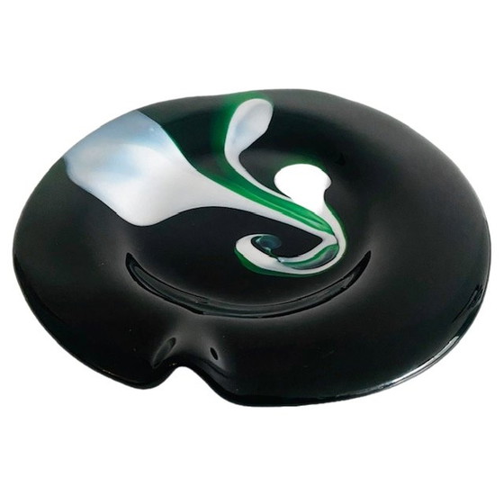 Image 1 of Vintage Richartz Art Collection Glasschale Hans Jürgen Richartz für Mathildenhütte 1970er Jahre