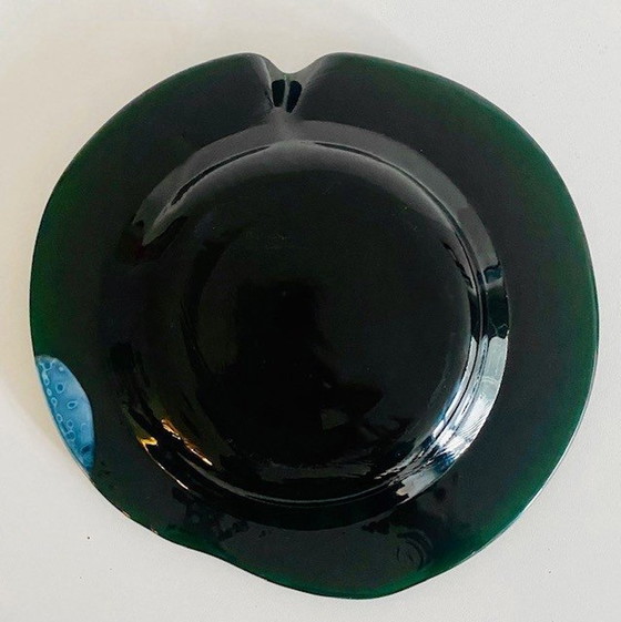 Image 1 of Vintage Richartz Art Collection Glasschale Hans Jürgen Richartz für Mathildenhütte 1970er Jahre