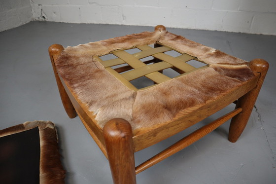 Image 1 of Brutalist Loungesessel + Ottomane