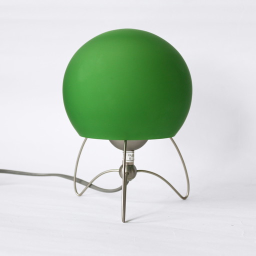 Vintage Green globe lamp