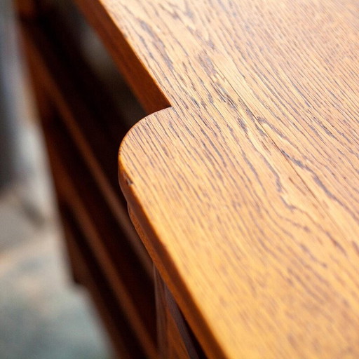 Vintage Art Deco Anrichte aus Eiche und Holz, Niederlande 1930