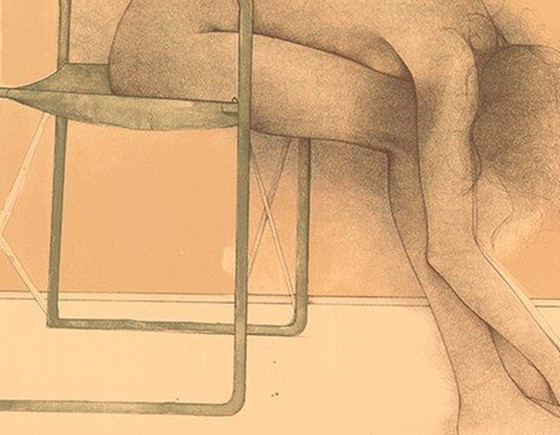 Image 1 of Bruno Bruni - Signierte Litographie "La Sedia" 1986