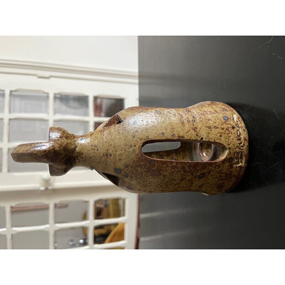 Image 1 of Vintage-Kerzenständer aus Pyrit-Sandstein von Guy Baudat, 1960