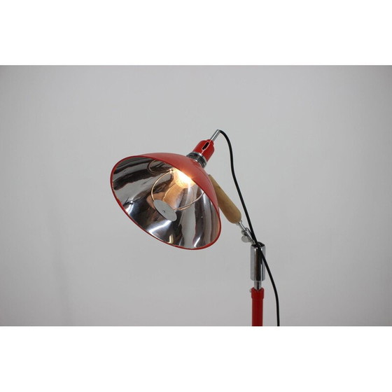 Image 1 of Verstellbare industrielle Stehlampe im Vintage-Stil, Tschechoslowakei 1950
