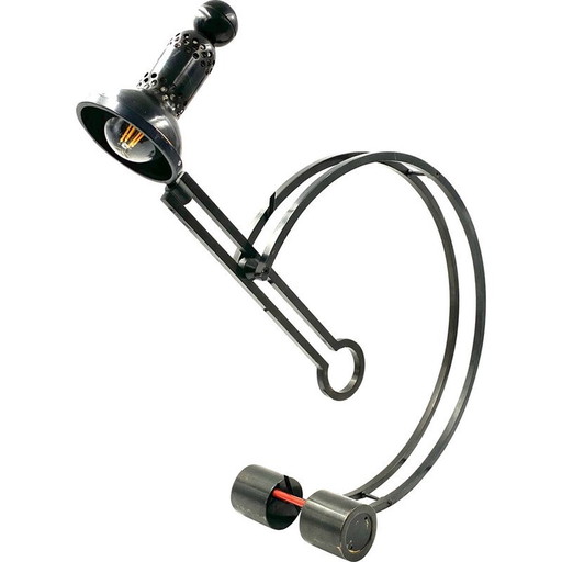 Vintage Pendel-Tischleuchte von Charles Martin für Woka, Österreich 1970er