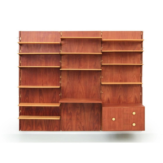Image 1 of Vitage BO71 modulares Bücherregal aus Teakholz von Finn Juhl für Bovirke, 1960
