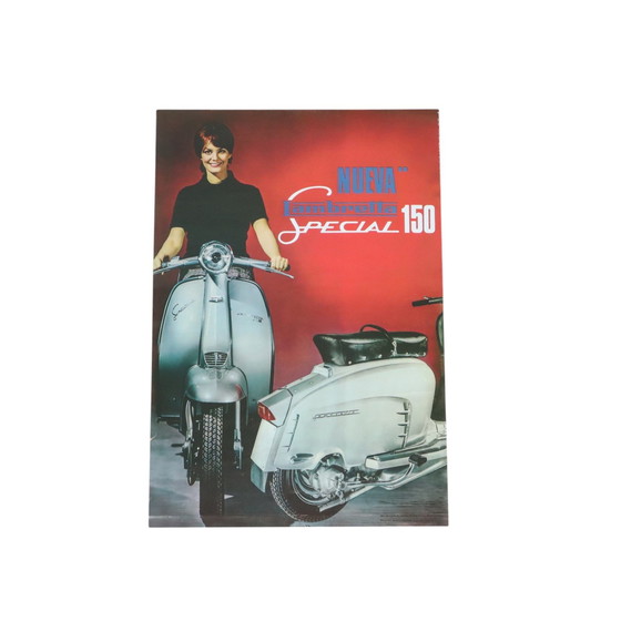 Image 1 of Vintage Lambretta Poster Werbung