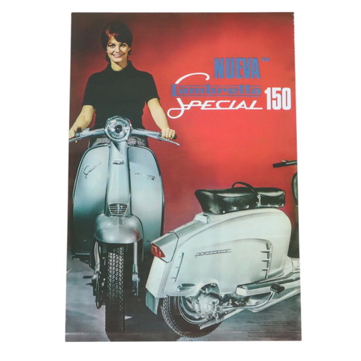 Vintage Lambretta Poster Werbung