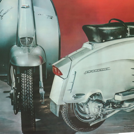 Image 1 of Vintage Lambretta Poster Werbung