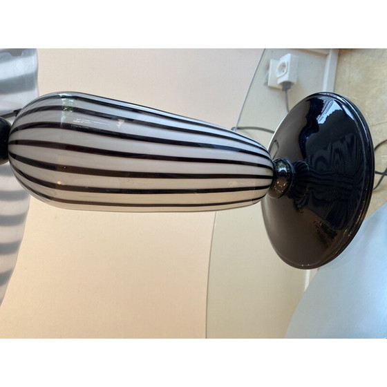 Image 1 of Tischlampe aus Muranoglas, Italien 1980