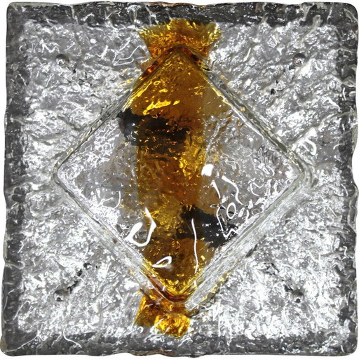 Deckenlampe aus Muranoglas, Italien 1970