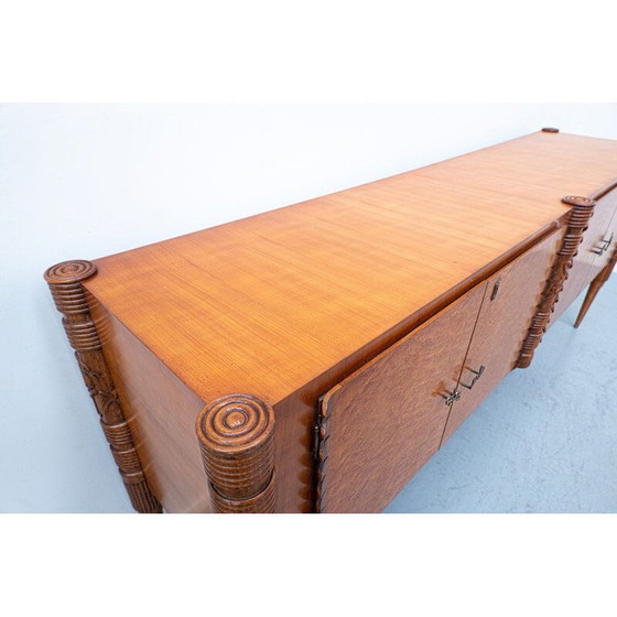 Image 1 of Italienische Holzanrichte mit vier Türen von Pier Luigi Colli, 1940er Jahre