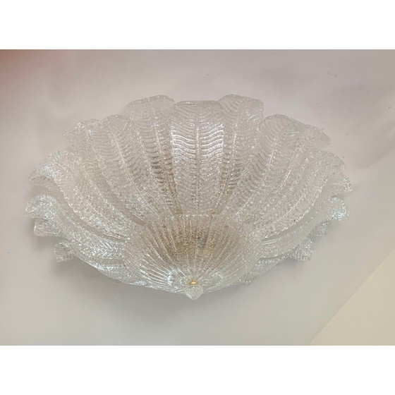 Image 1 of Italienisch Beeindruckende Muranoglas Sputnik Kronleuchter Flush Mount