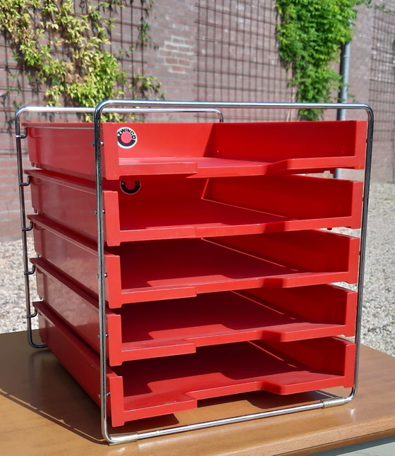 Image 1 of Karl Dittert für Zwingo Mid-Century Zeitschriftenständer