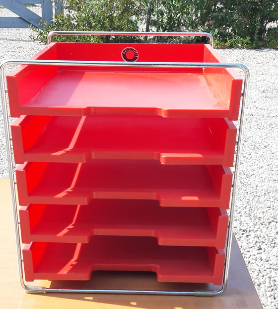 Image 1 of Karl Dittert für Zwingo Mid-Century Zeitschriftenständer