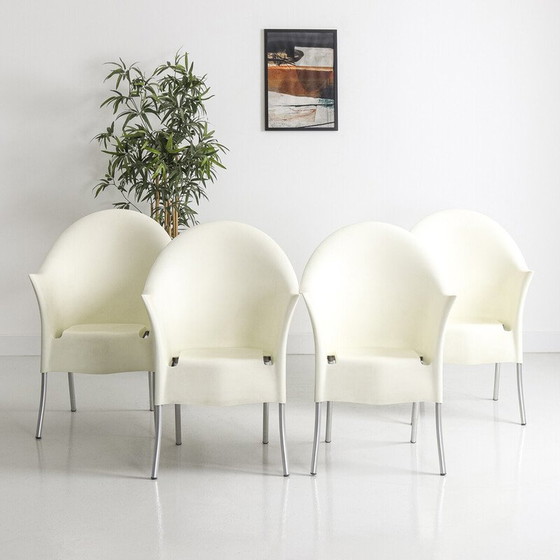 Image 1 of Satz von 4 Vintage-Stühlen "Lord Yo" von Philippe Starck für Aleph, 1994