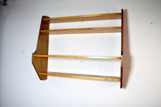 Image 1 of Vintage Bookshelf Bookcase Shelf 1960
