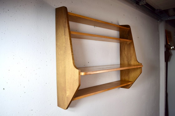 Image 1 of Vintage Bookshelf Bookcase Shelf 1960
