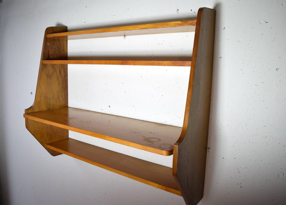 Image 1 of Vintage Bookshelf Bookcase Shelf 1960
