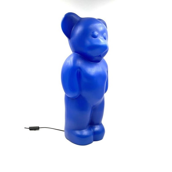 Image 1 of Postmoderne blaue Bärenlampe von Heinz Klein für Elmar Flötotto, Deutschland 1990er Jahre