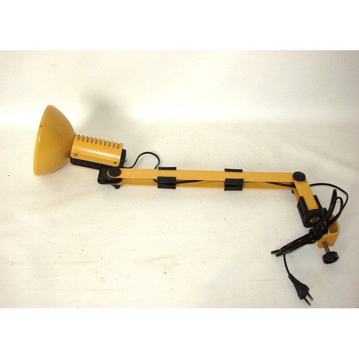 Vintage Loft Schreibtischlampe aus Metall von Pniewski und Rutkiewicz, Polen 1970