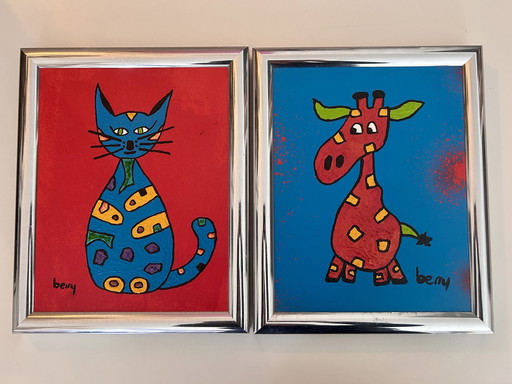 Berrys Duo aus Giraffe und Katze (2003)