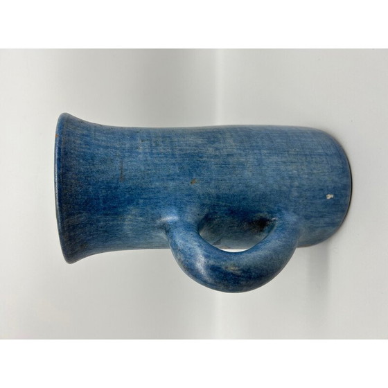 Image 1 of Vintage Krug mit Blumendekor von Dominique Baudart für Vallauris, 1950