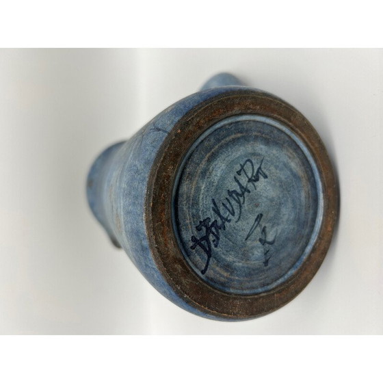 Image 1 of Vintage Krug mit Blumendekor von Dominique Baudart für Vallauris, 1950