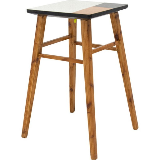 Vintage-Pflanzenständer aus Formica und Fichtenholz, 1960er Jahre