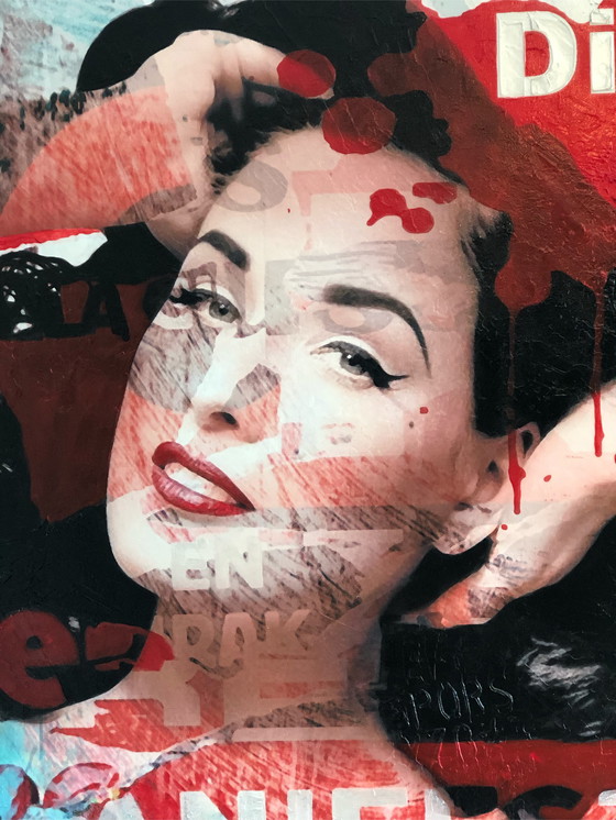 Image 1 of Karin Vermeer - Dita von Teese Malerei