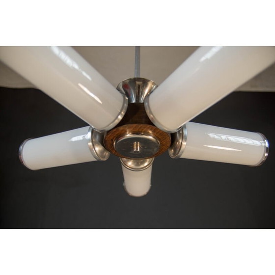 Image 1 of Vintage Kronleuchter Bauhaus 1940s